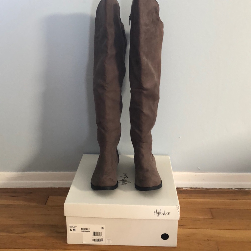 STYLE & CO Hayley Over the Knee Boots